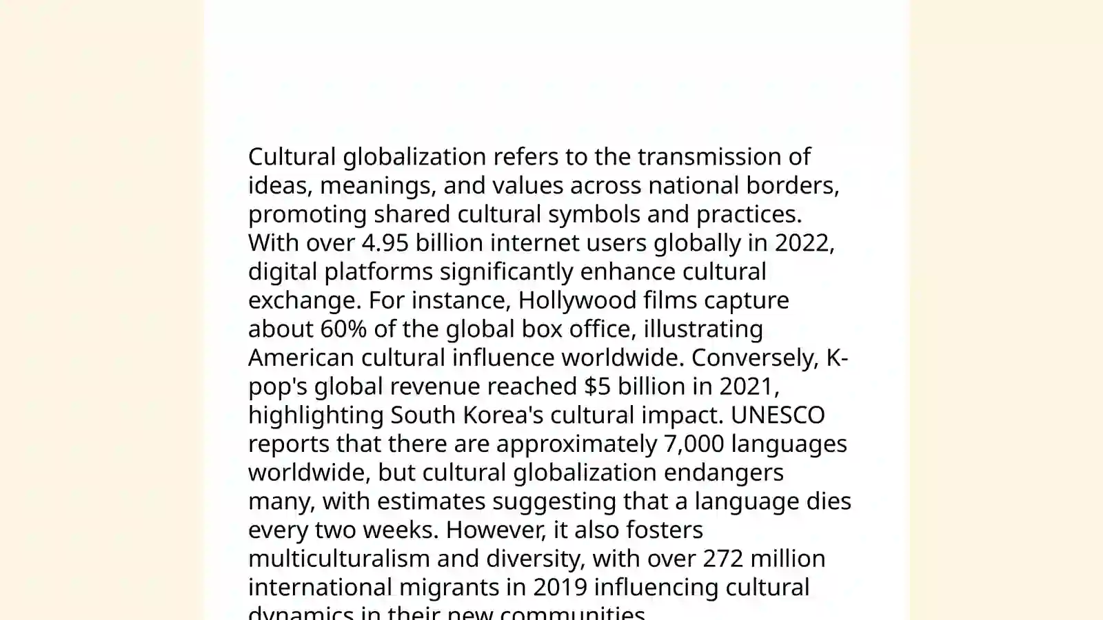 Globalisation 4