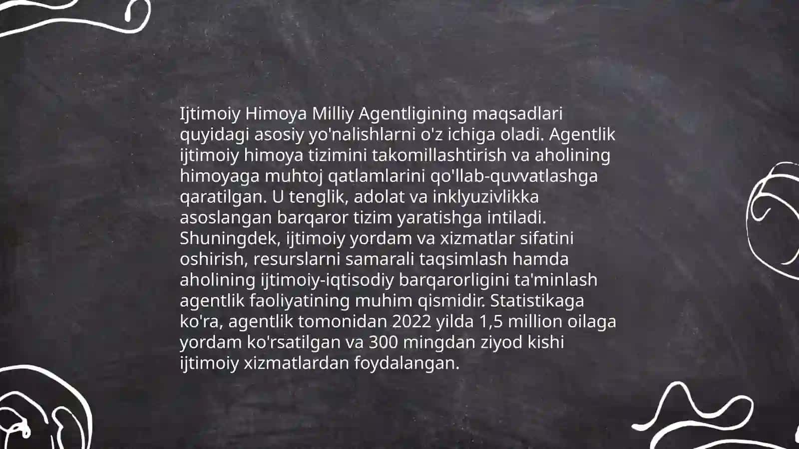 Ijtimoiy himoya milliy agentligining maqsad vazifasi 4