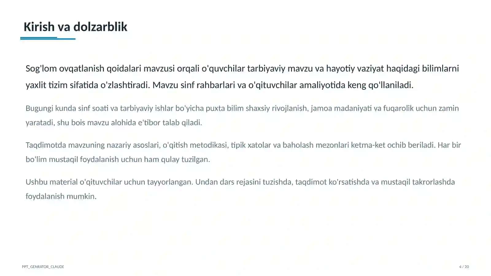 Sog'lom ovqatlanish qoidalari 3
