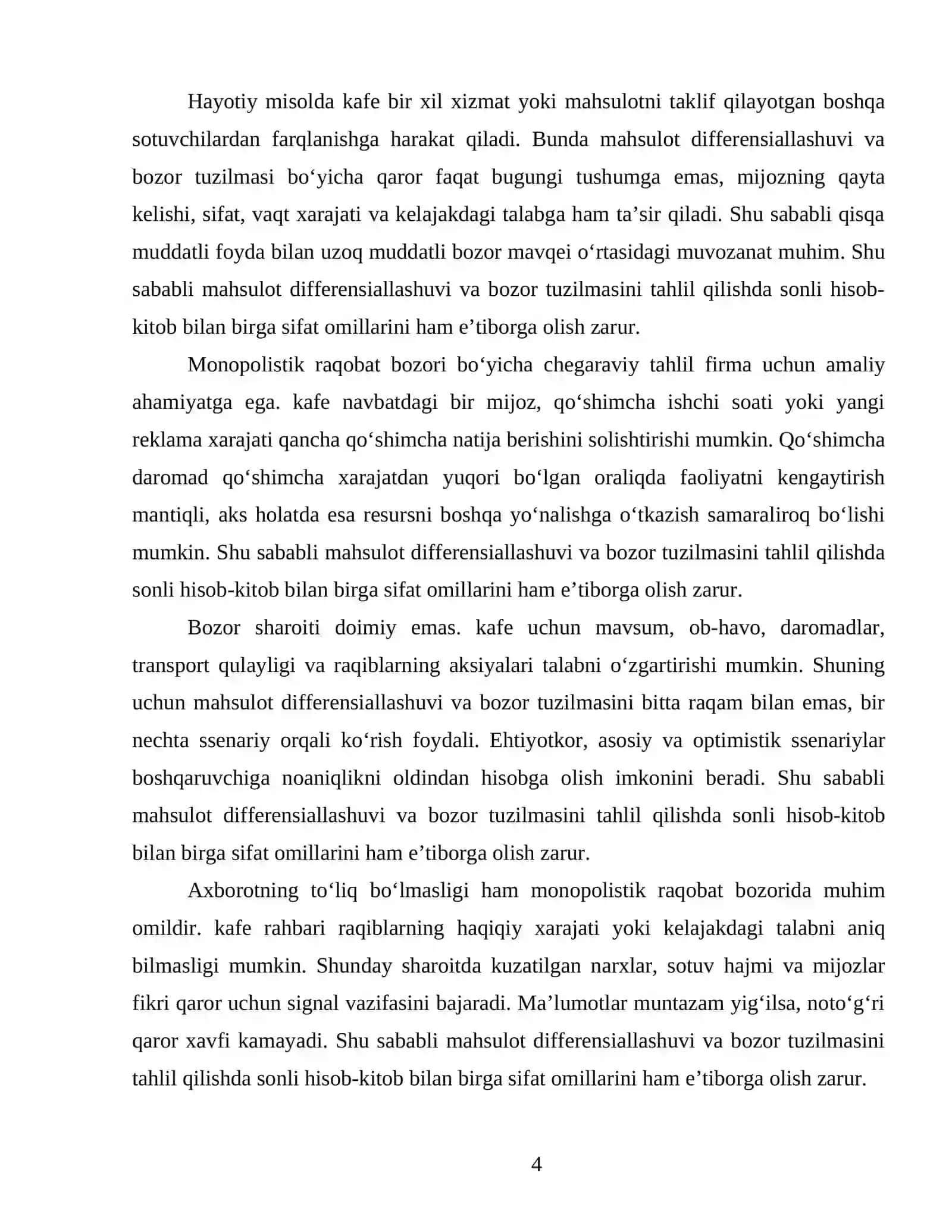 MONOPOLISTIK RAQOBAT BOZORI 4