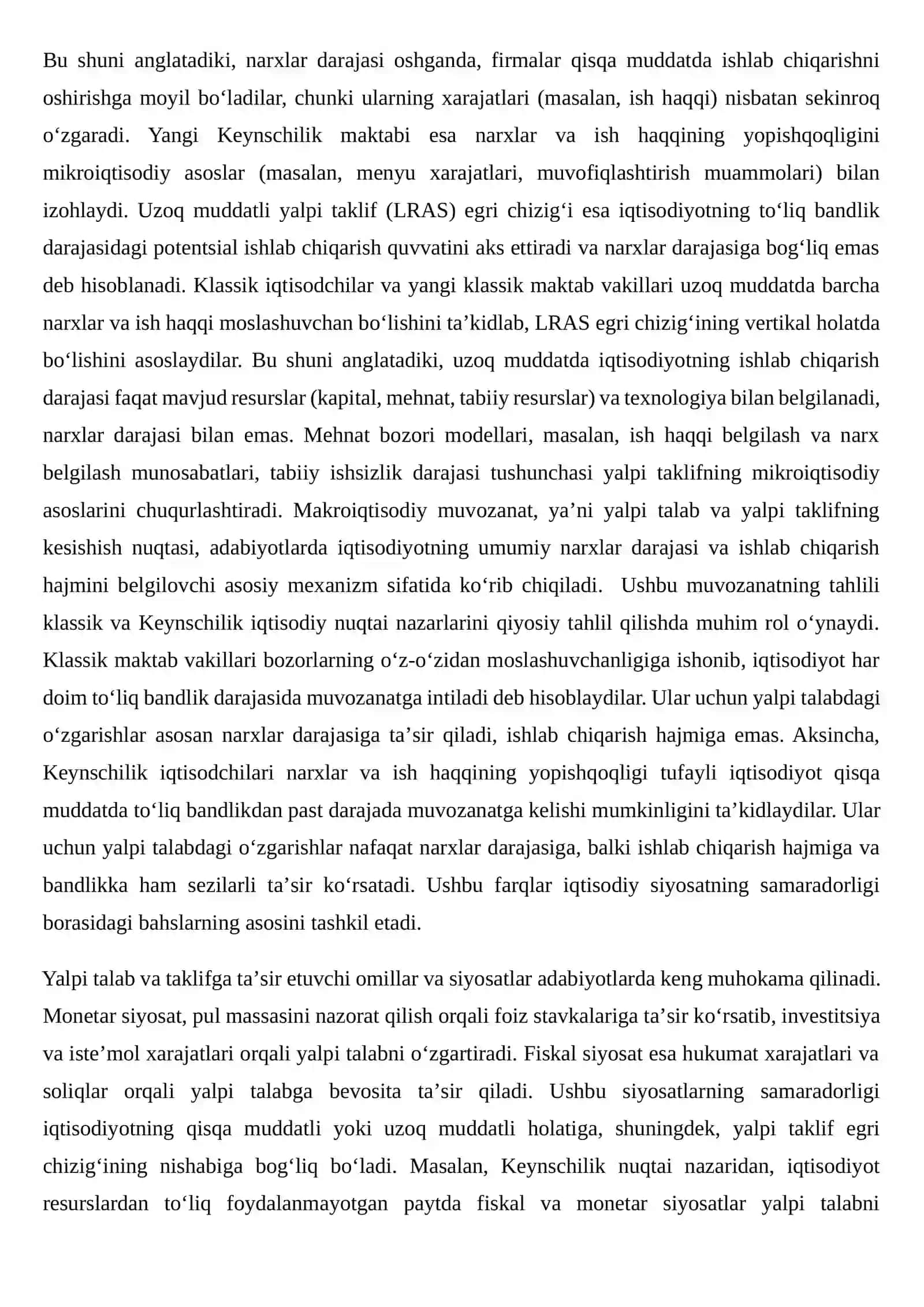 Makro va mikro iqtisodiy oʻlchamlar 4