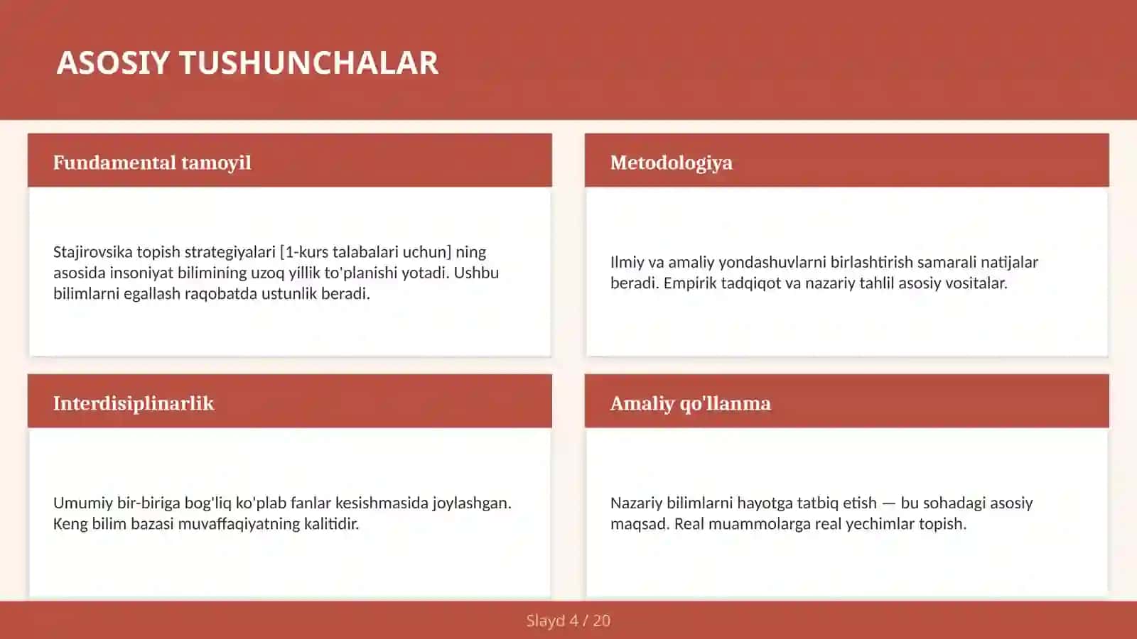 Stajirovsika Topish Strategiyalari [1-Kurs Talabalari Uchun] 4