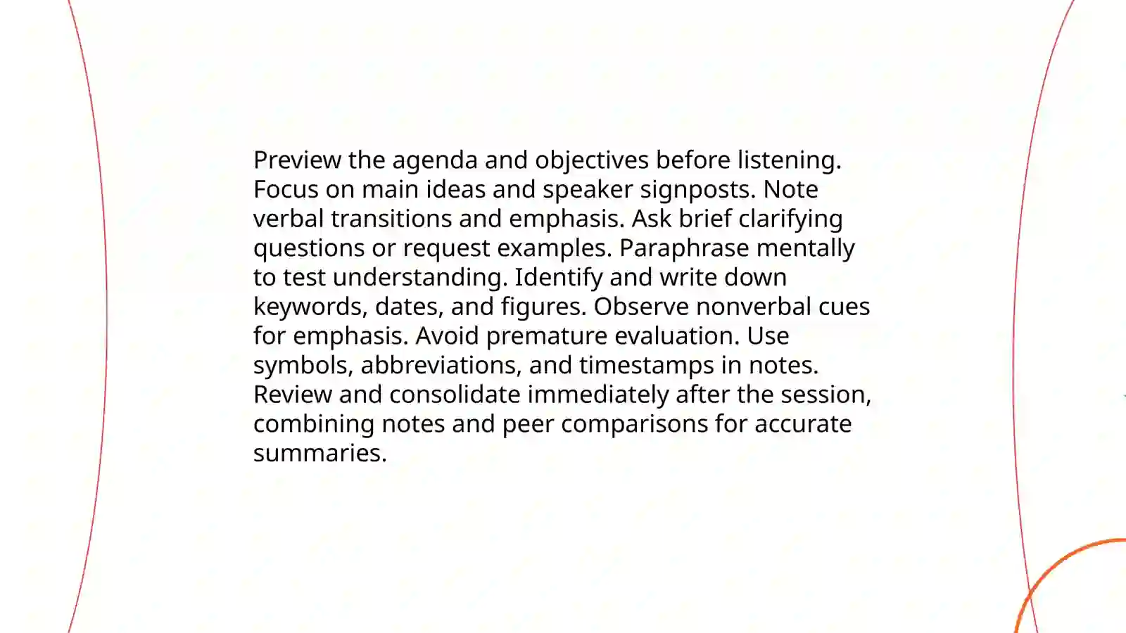 Writing summaries(lecture |conference notes) 4