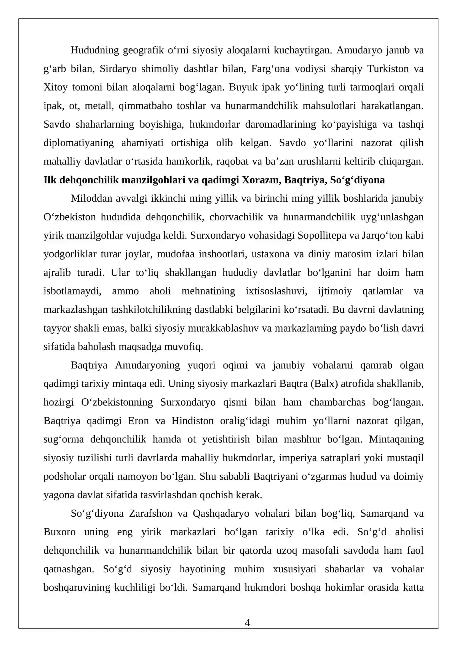 O‘zbekiston davlatchiligi tarixi 4