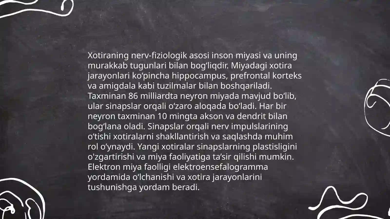Xotira haqida tushuncha va uning nerv-fiziologik asosi 4