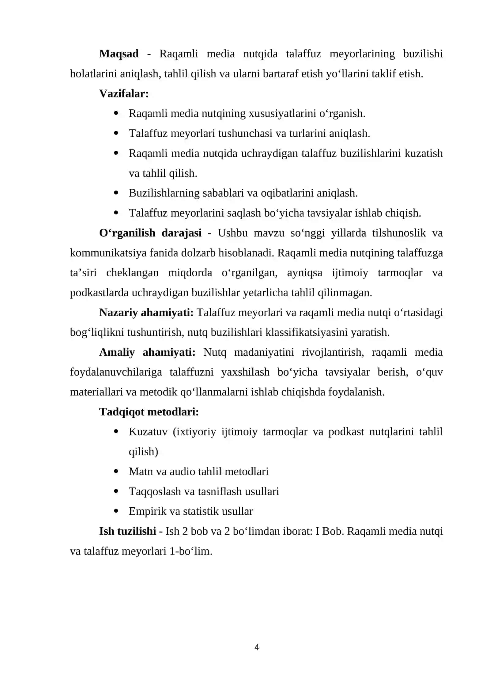 Raqamli media nutqida talaffuz meyorlarining buzilishi holatlari 4