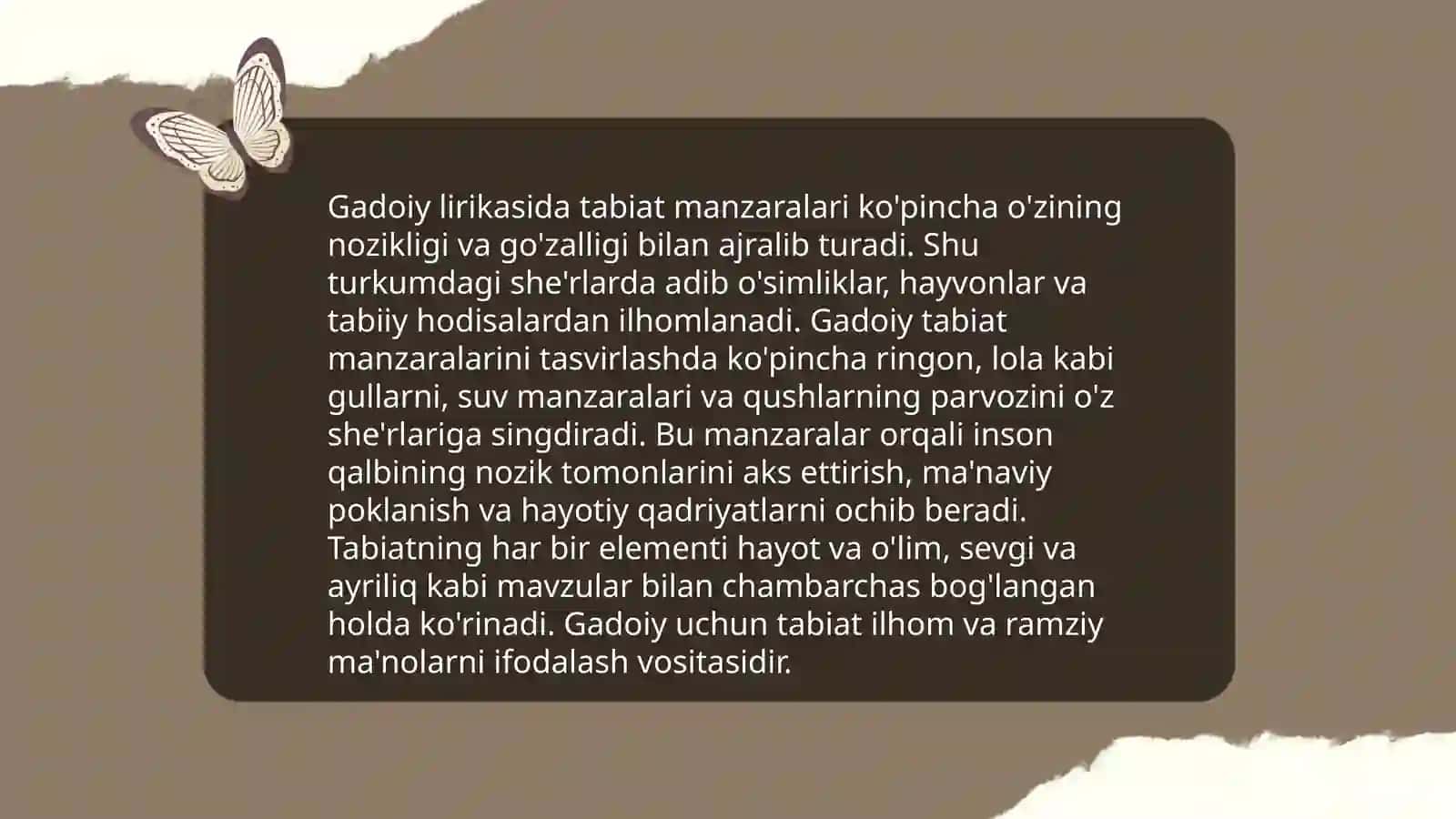 Gadoiy lirikasidagi obrazlar tizimini tahlil qilish 4