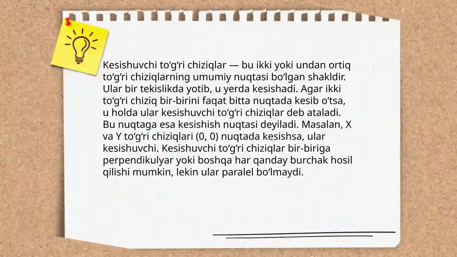 Parallel to‘g‘ri chiziqlar ta'rifi 4