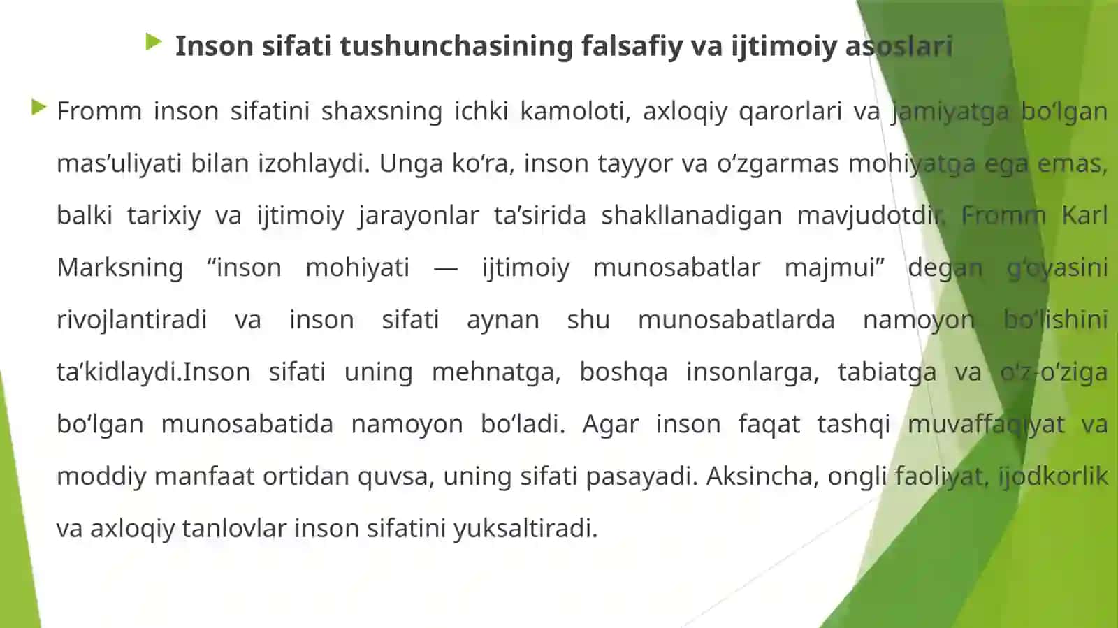 Erik Eriksonning shaxs taraqqiyoti konsepsiyasi 4