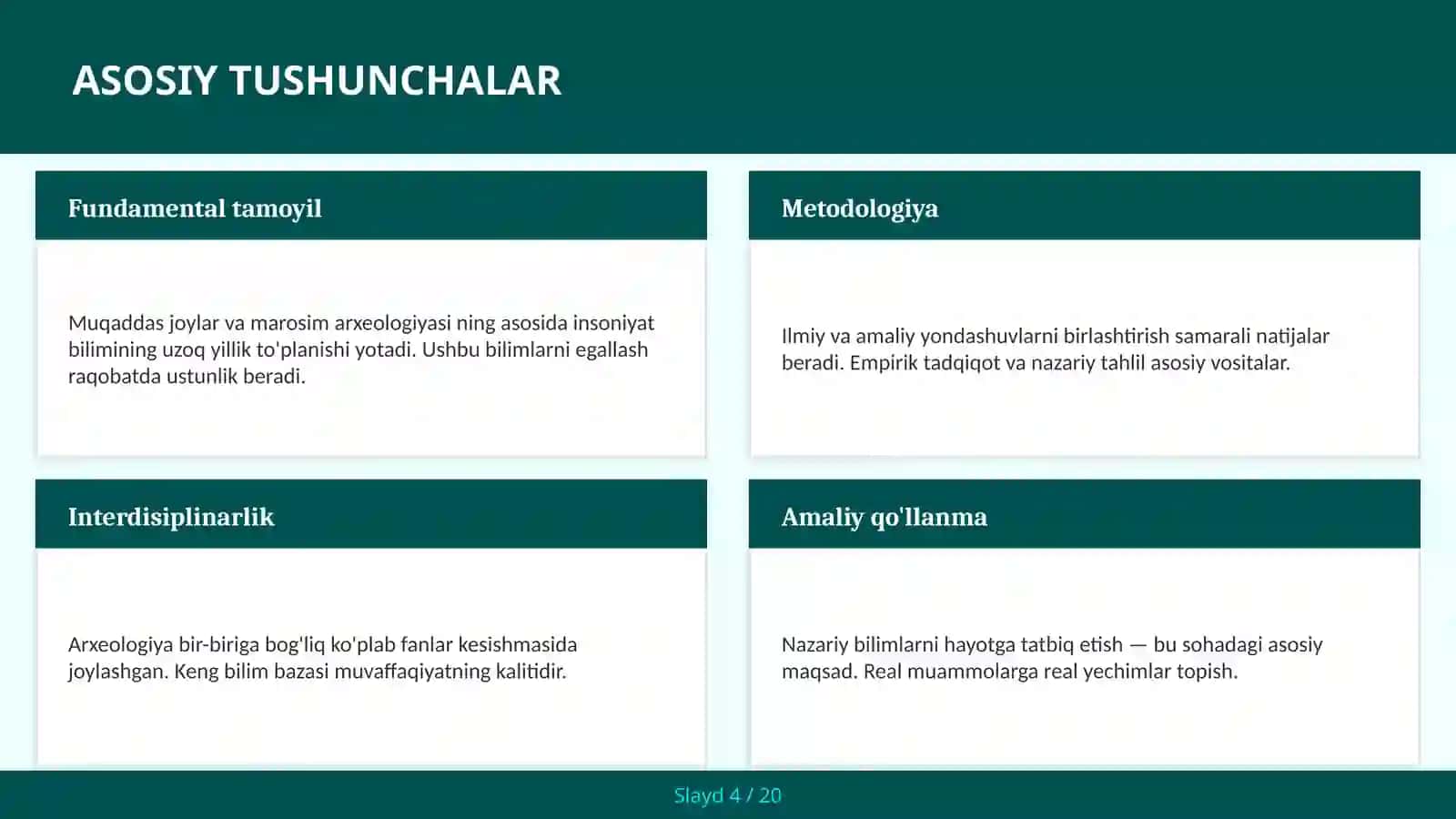 MUQADDAS JOYLAR VA MAROSIM ARXEOLOGIYASI 4