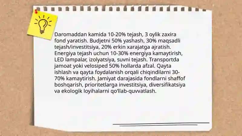 Iqtisodiy va ekologik tarbiya. Fuqorolik tarbiyasi 4