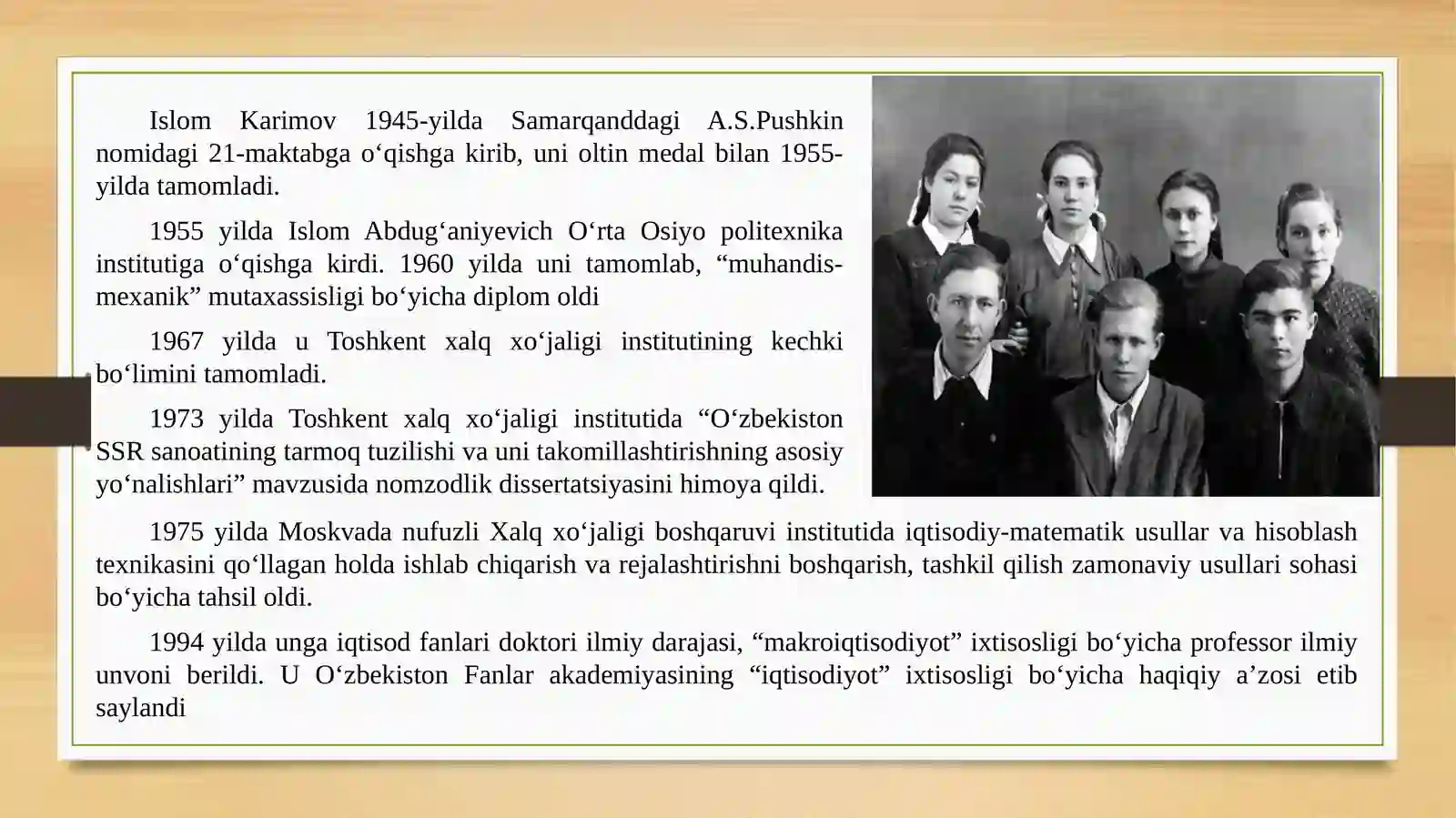 Islom Abdugʻaniyevich Karimov 4