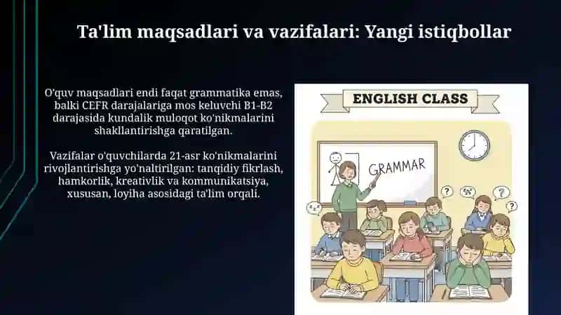 Ingliz tilini o'qitishni zamonaviy metodlar asosida rivojlantirish 4