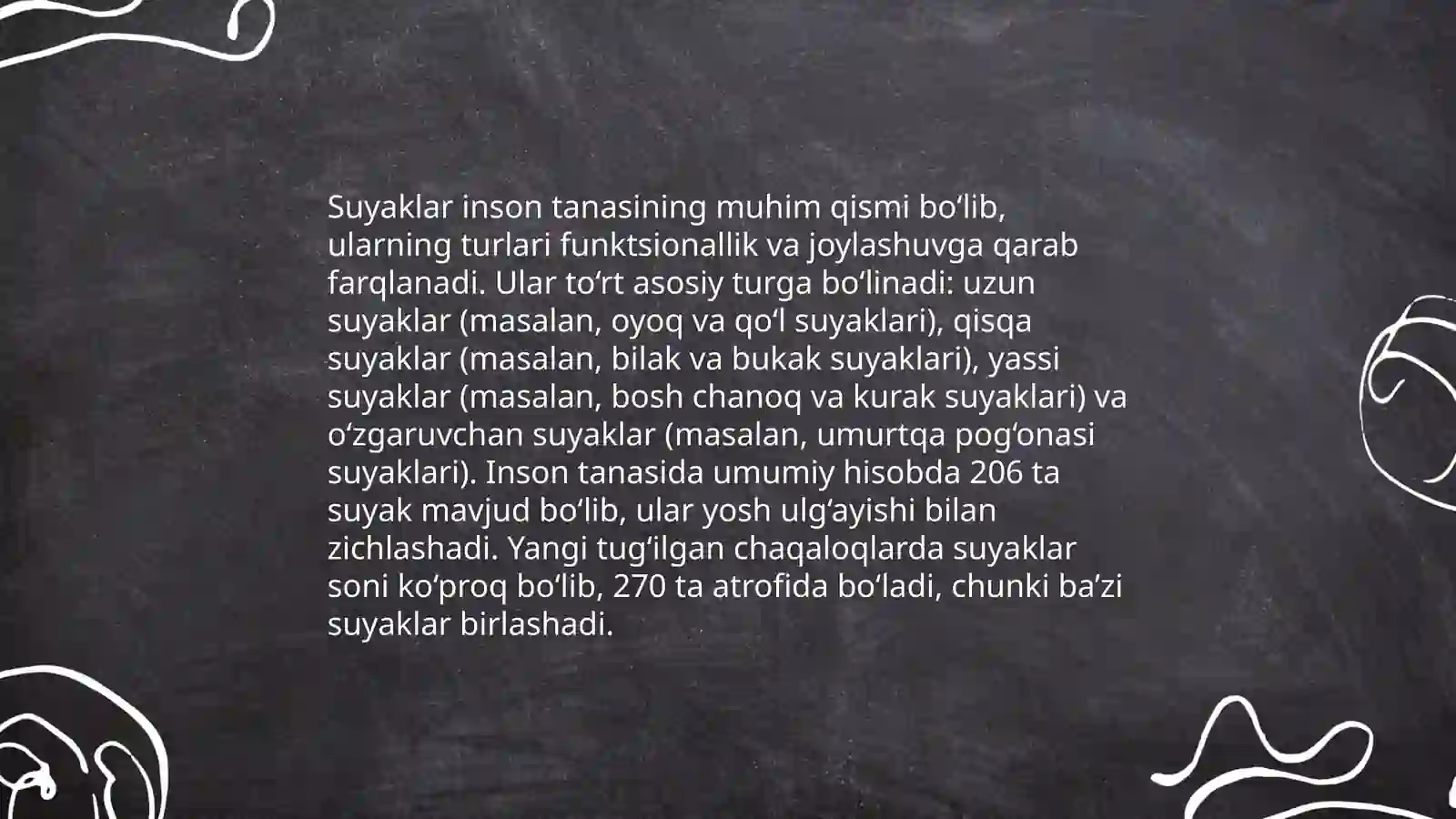 Tayanch harakatlanish sistemasi 4