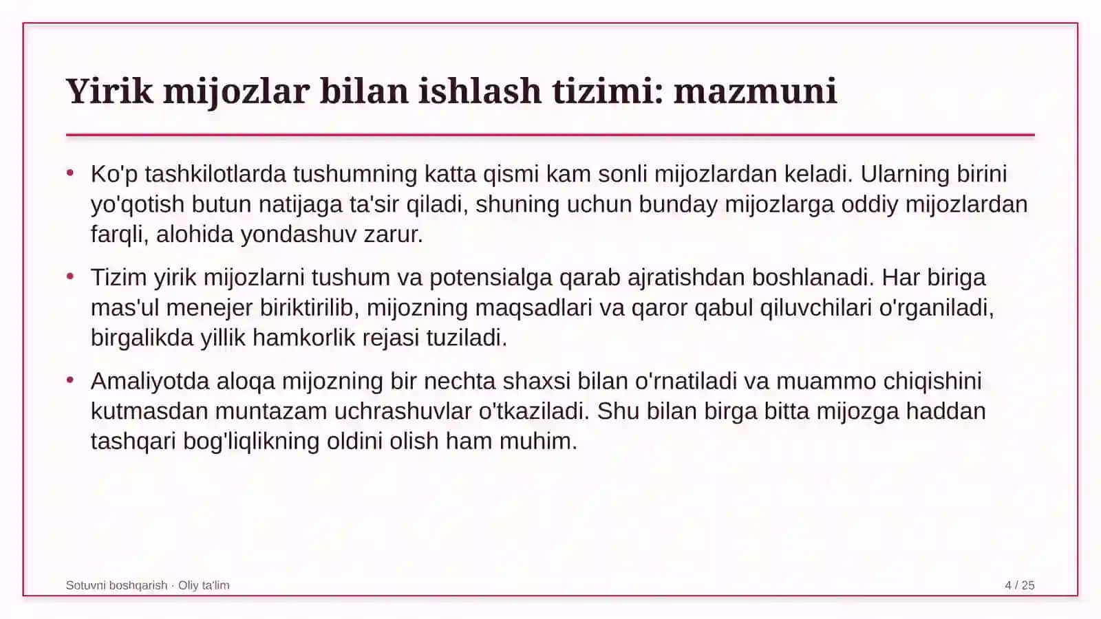 dukkakli ekinlar yetishtirishda yirik mijozlar bilan ishlash tizimi 3070 4