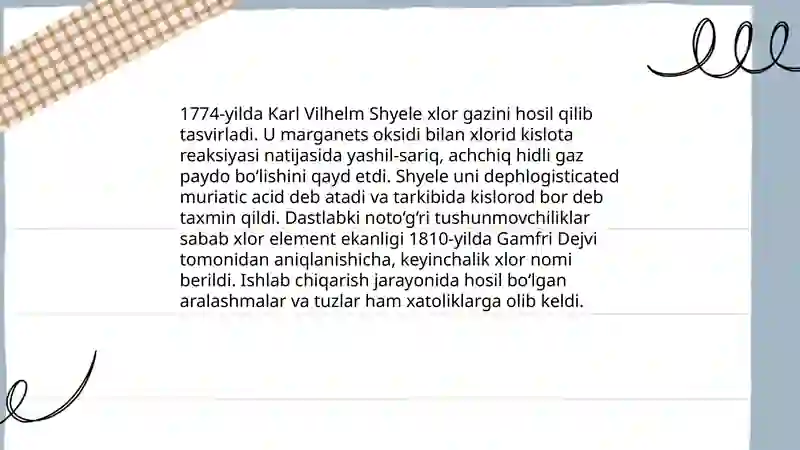 Galogenlarning kashf etilishi 4