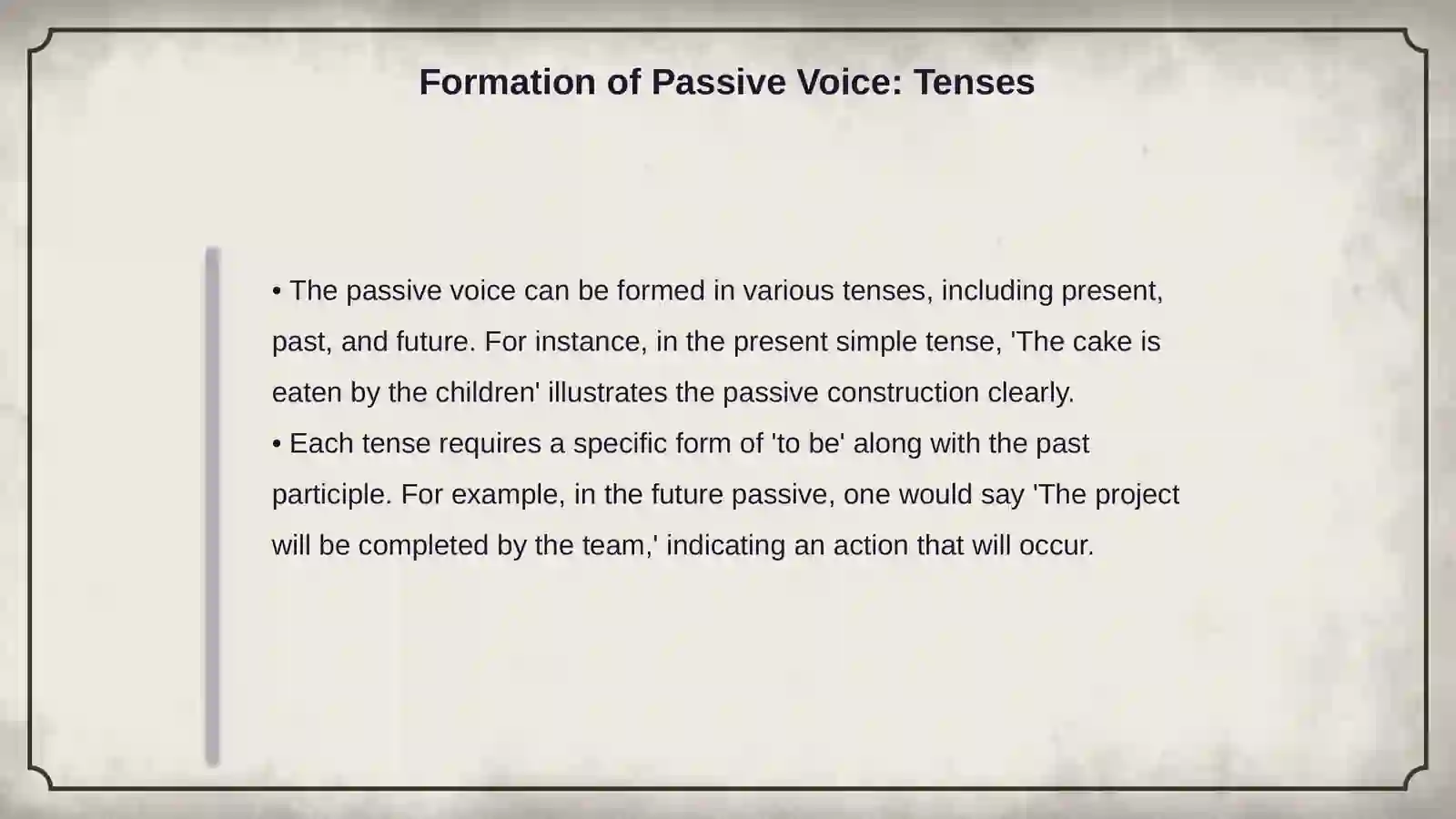 Passive voice 4
