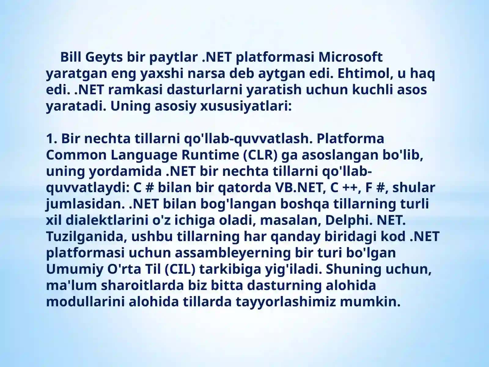 C# 9.0va.NET 4