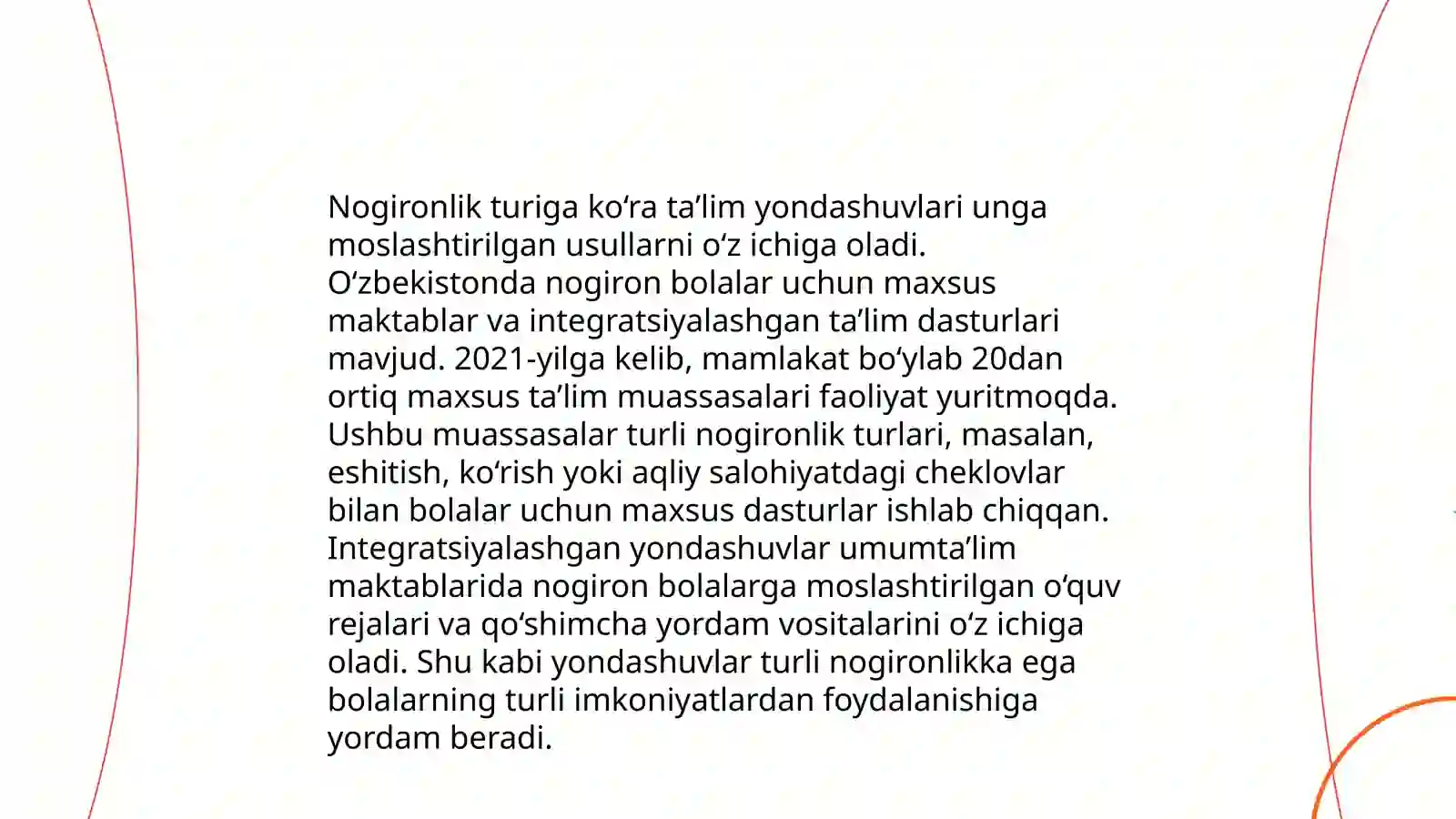 Imkoniyati cheklangan bolalar turlari va ularni inklyuziv talimga jalb qilish 4