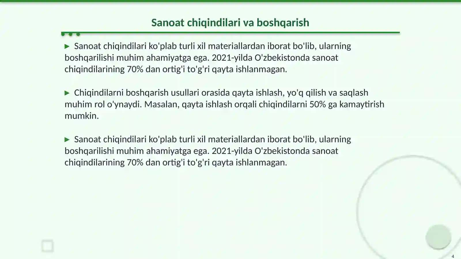Sanoat korxonalarining atrof-muhitga tasiri 4