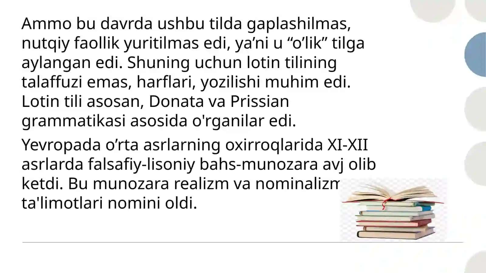 O’rta asrlar Sharq va Yevropa tilshunosligi 4