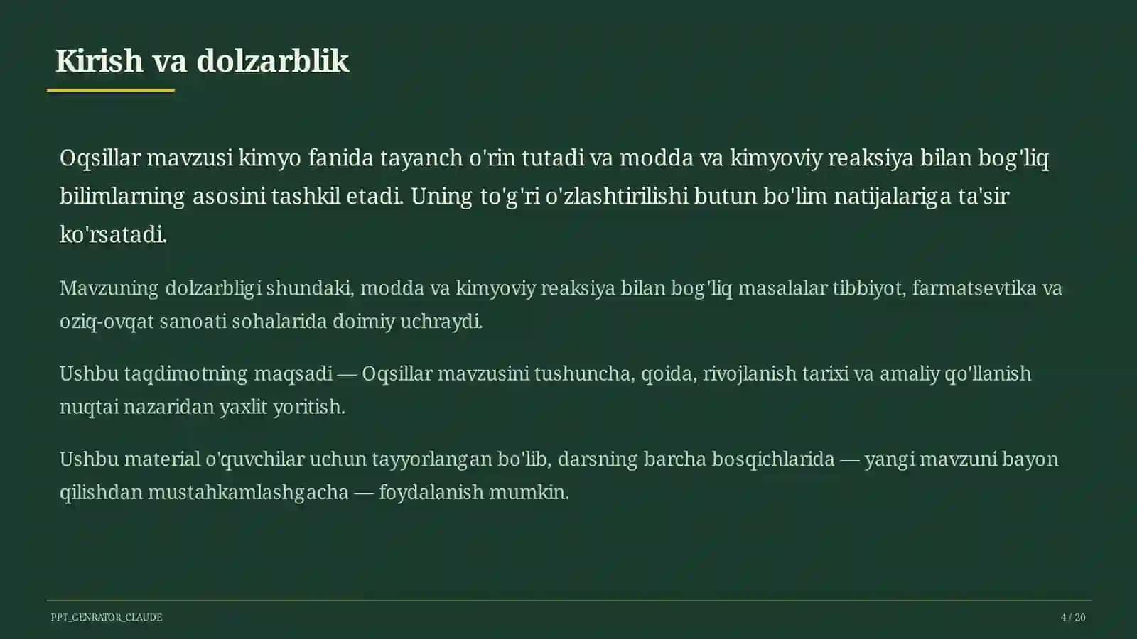 Oqsillar (11-sinf) 4