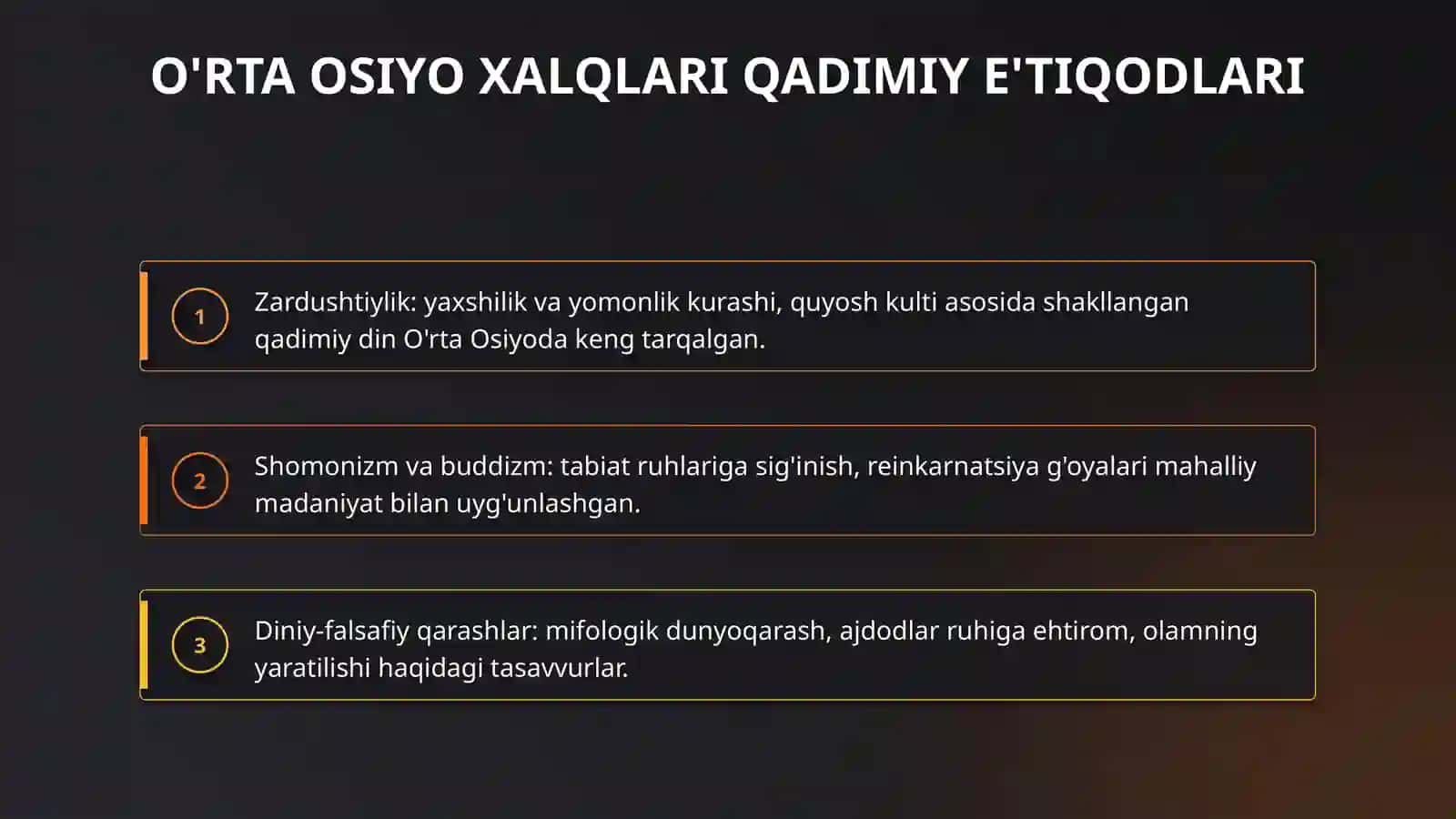 Milliy dinlar 4