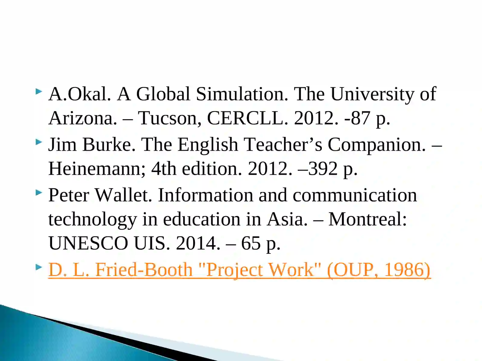 CALL (Computer Assisted Language Learning) tizimi 4