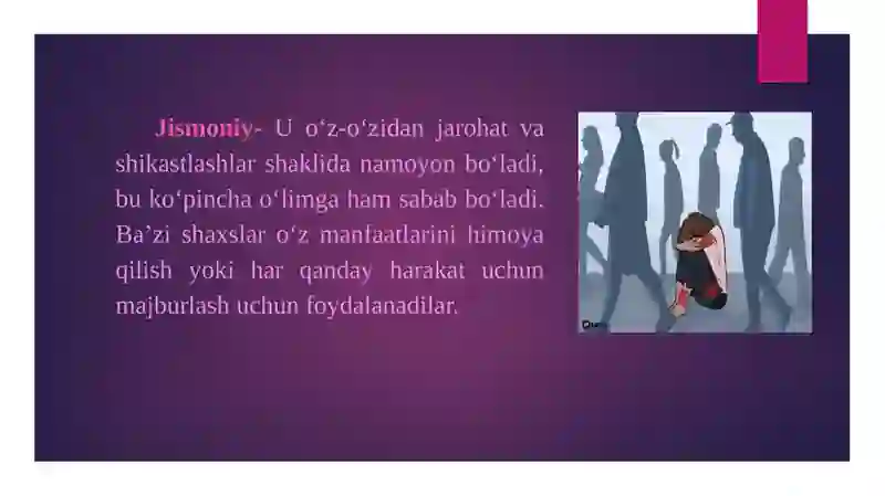 Zo‘ravonlik turlari. 4