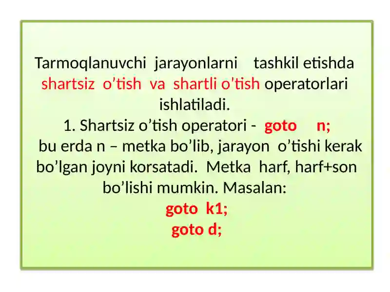C++ tilida shart va tanlash operatorlari 4
