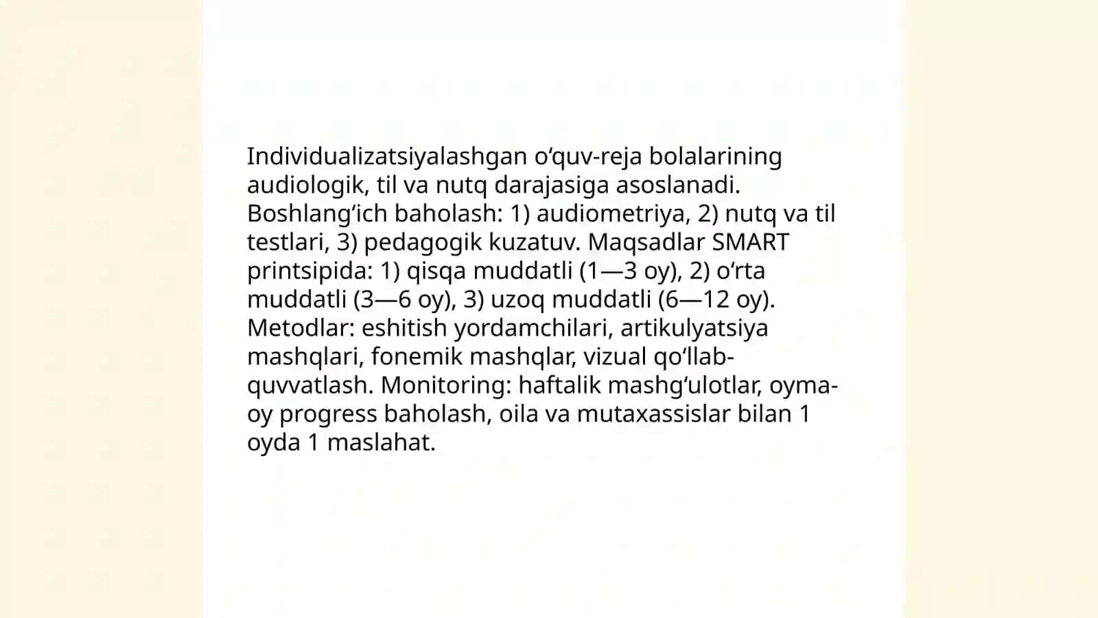Og‘zaki nutiqni o‘rgatish 4