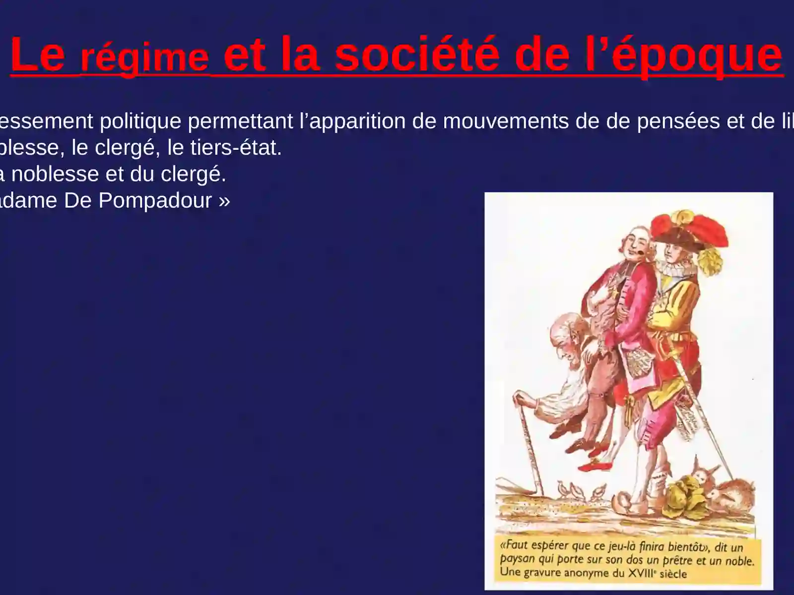 Le siècle des lumières 4