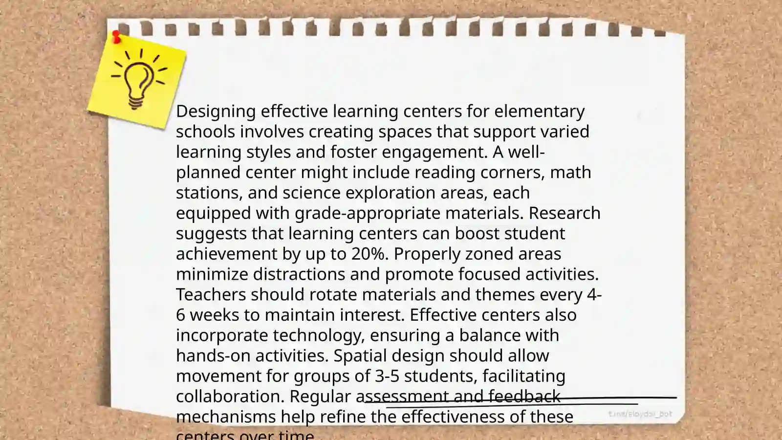 Learning centers 4