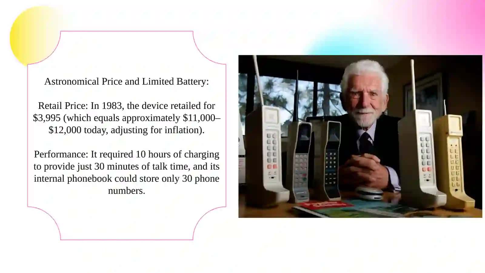 "The Mobile Revolution: Fascinating Facts and Milestones in Mobile Technology"      "Mobile Revolution:          The Historic First Call 4