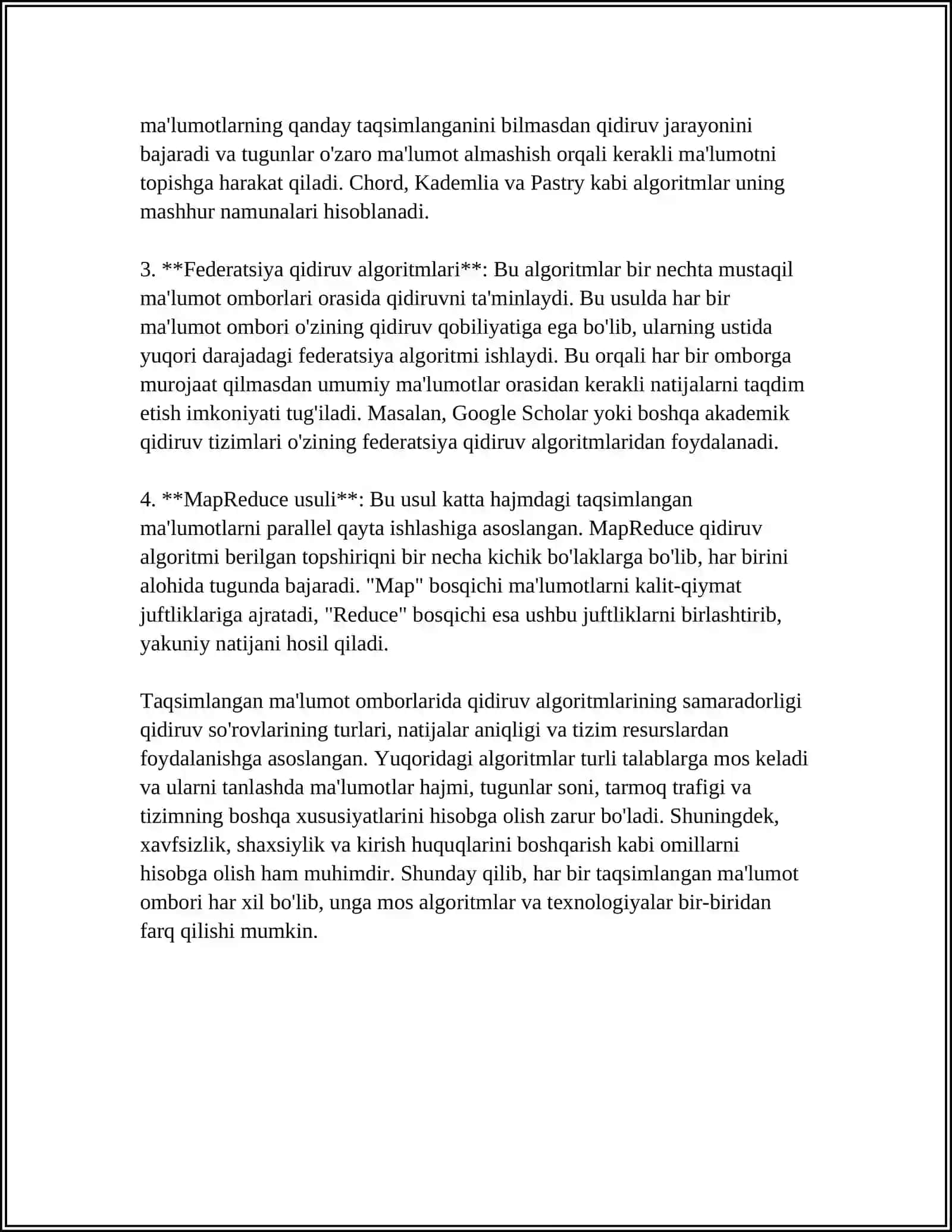 TAQSIMLANGAN MAVZULARGA OID MA'LUMOT QIDIRISH 4