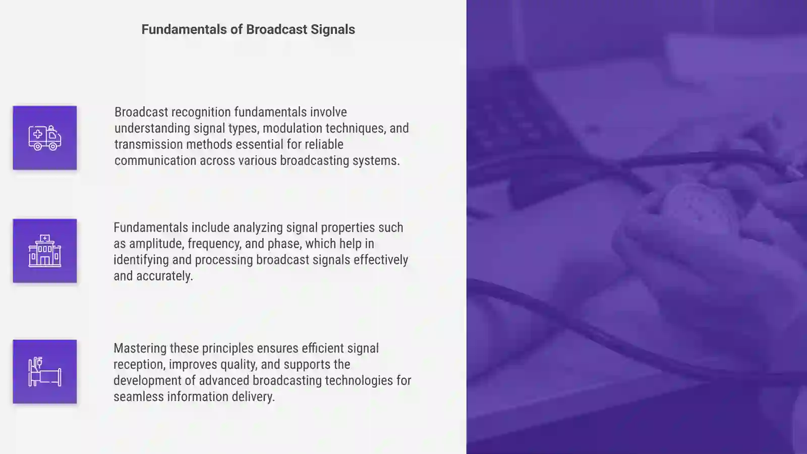 Broadcasting Recognition 4
