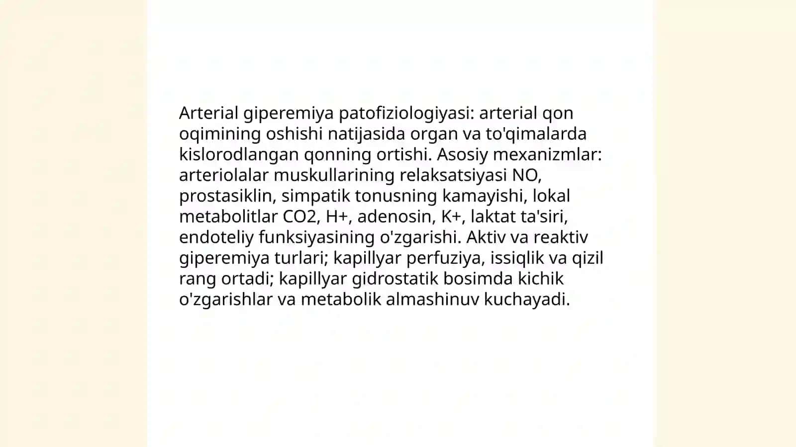 Arterial va venoz giperemiya 4