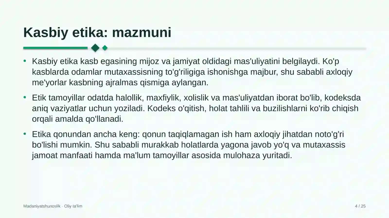 Yoga studiyalarida kasbiy etika 4