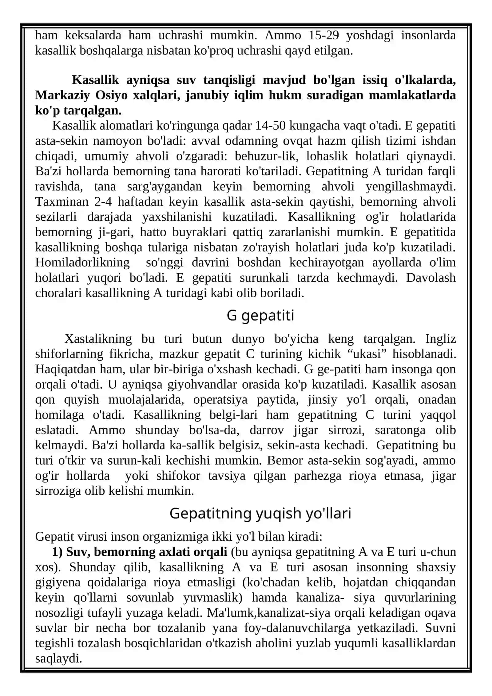 Gepatitning A turi 4