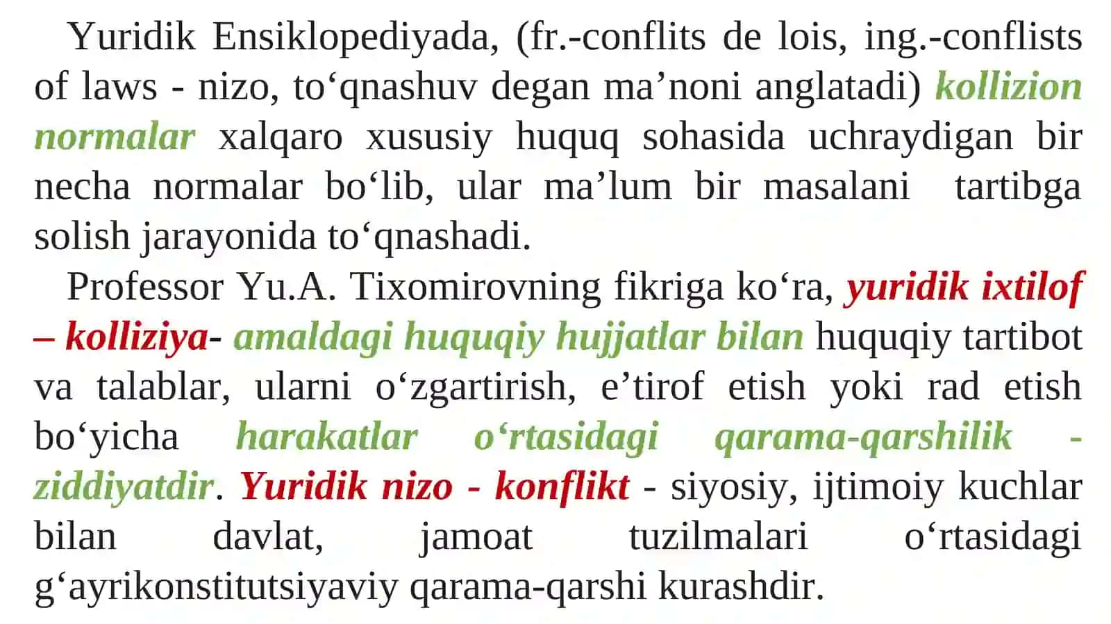 YURIDIK IXTILOF (KOLLIZIYA) 4