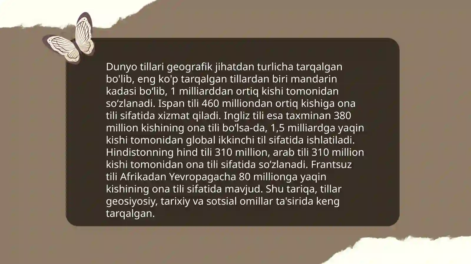 Dunyo tillari 4