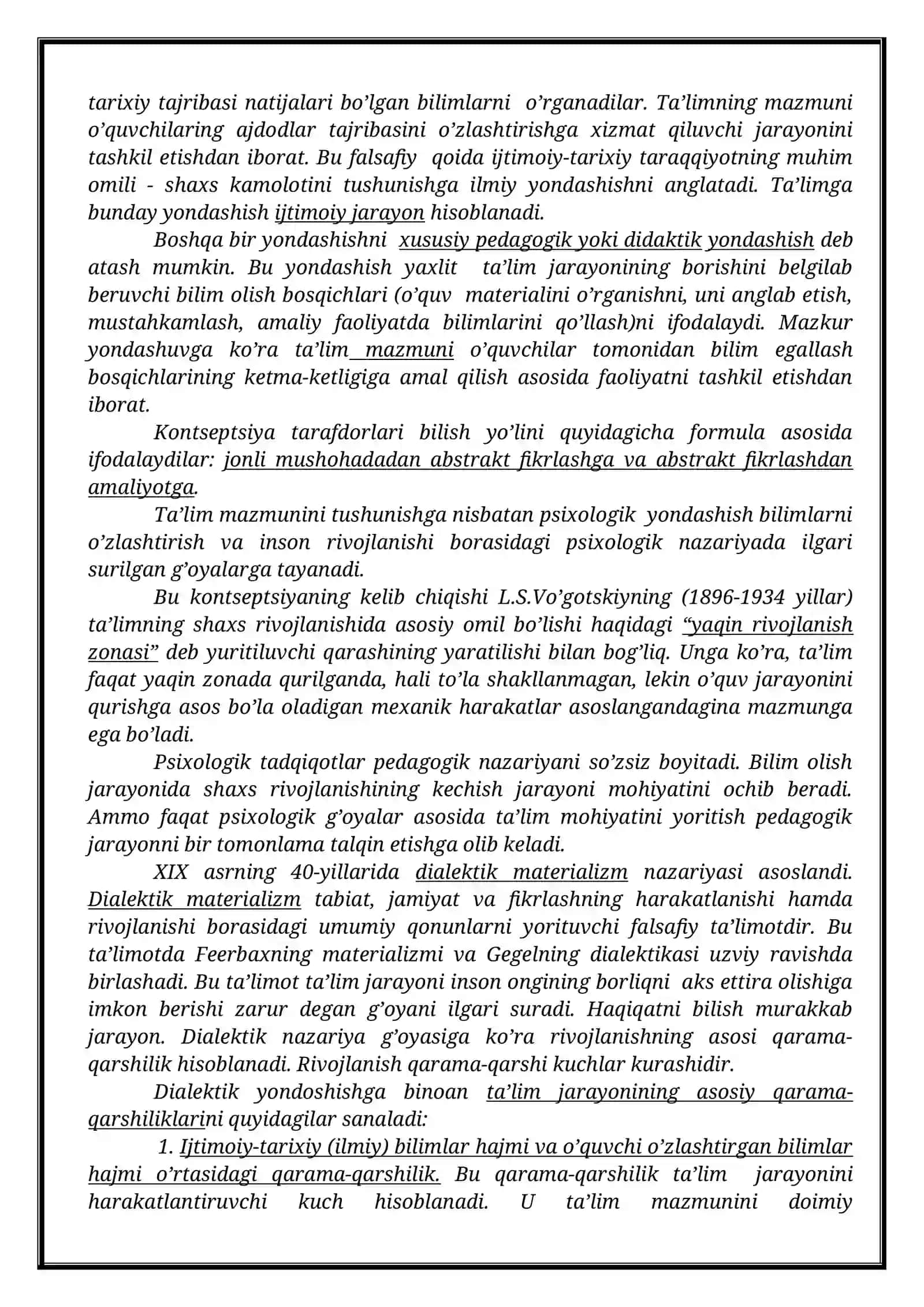 Ta’lim tamoyilari va qonuniyatlari 4
