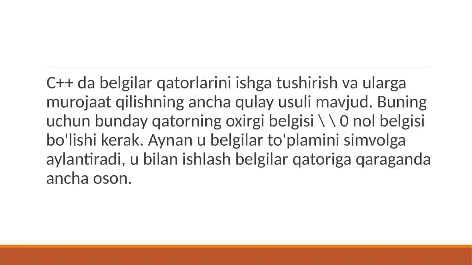 C++ da simvollar bilan ishlash 4