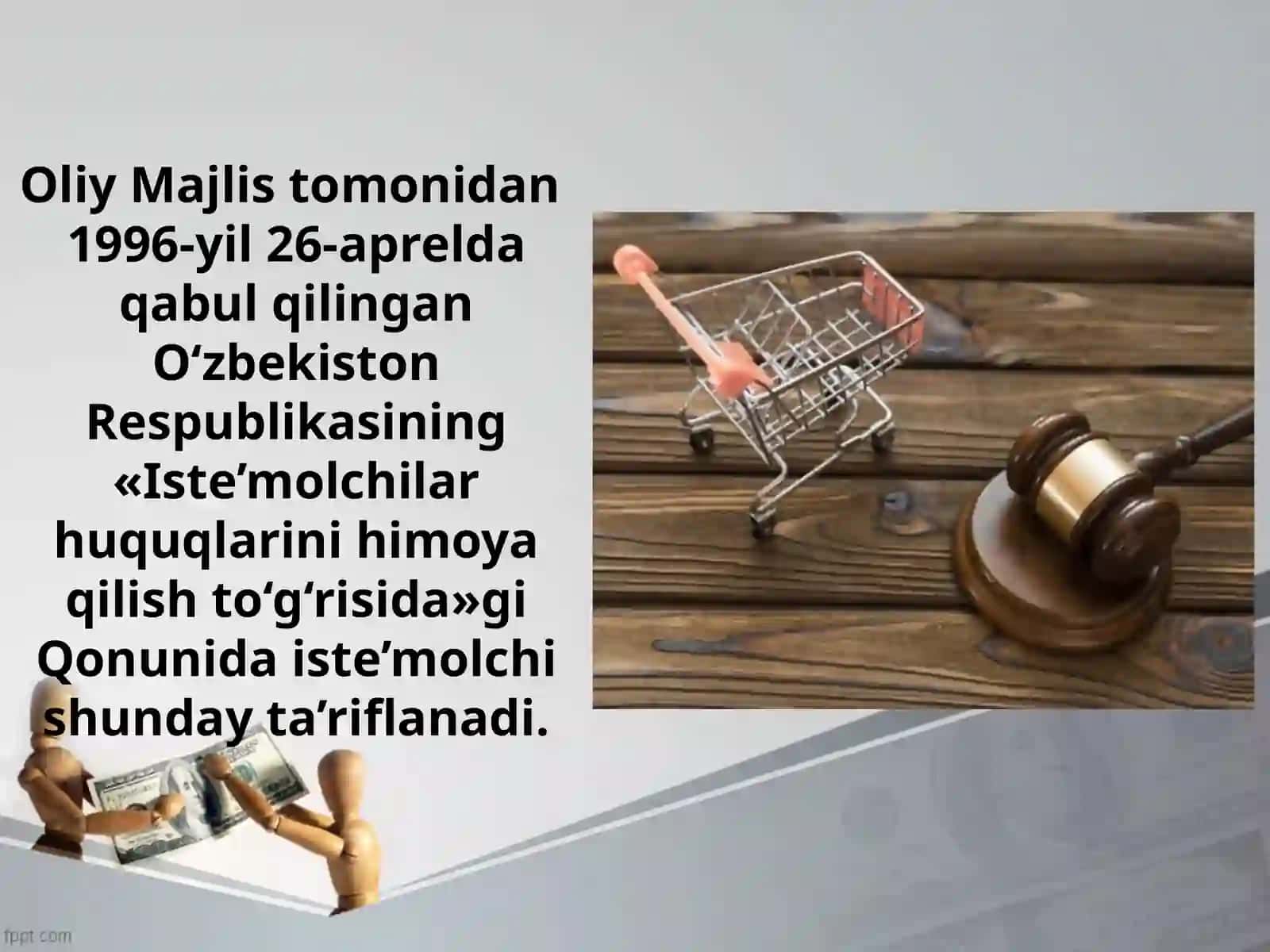 8-sinf Iqtisod dars ishlanma. Iste'molchilarning huquqlari va majburiyatlari 4