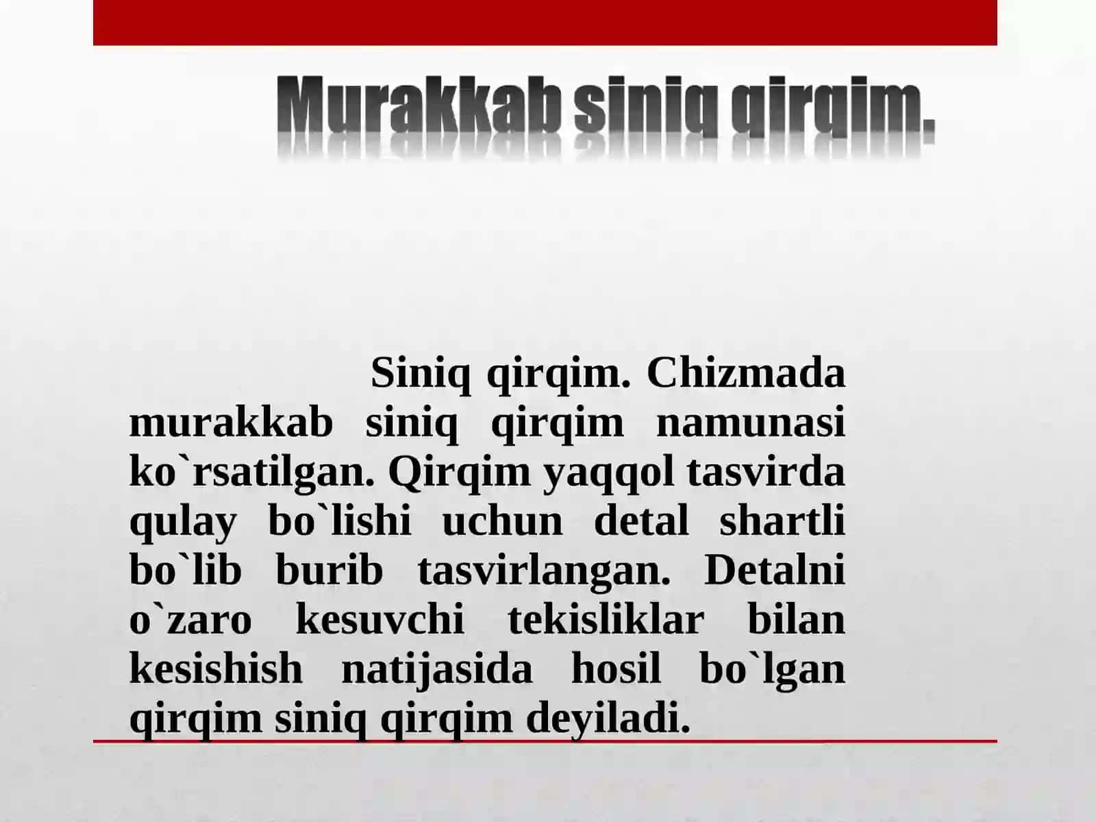 MURAKKAB SINIQ QIRQIM.ppt 4