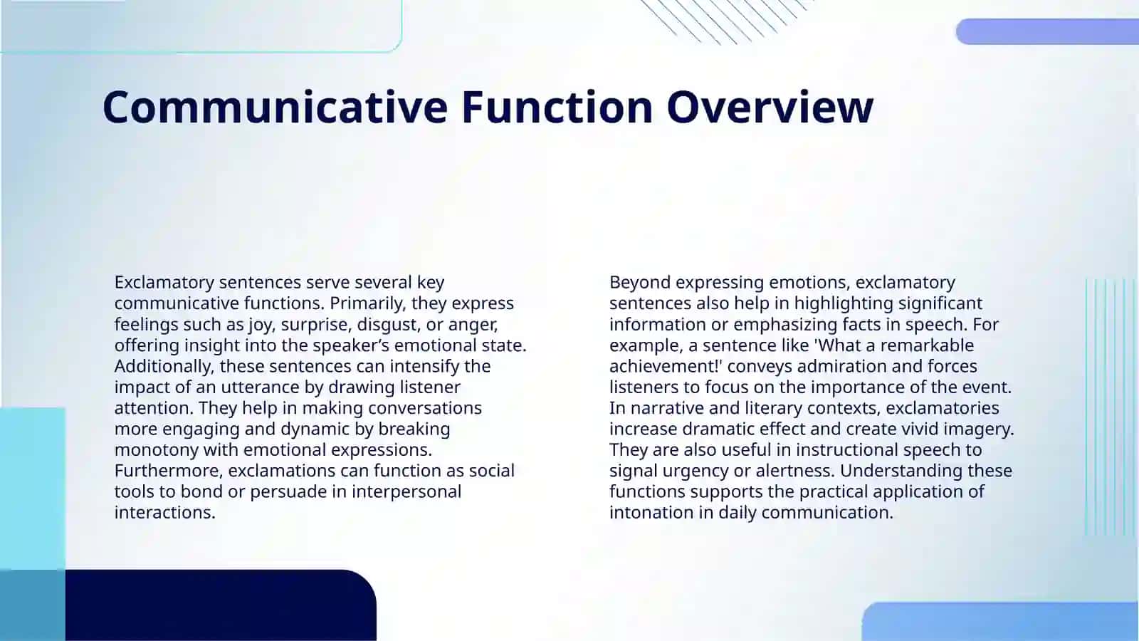 INTONATION OF EXCLAMATORY SENTENCES 4