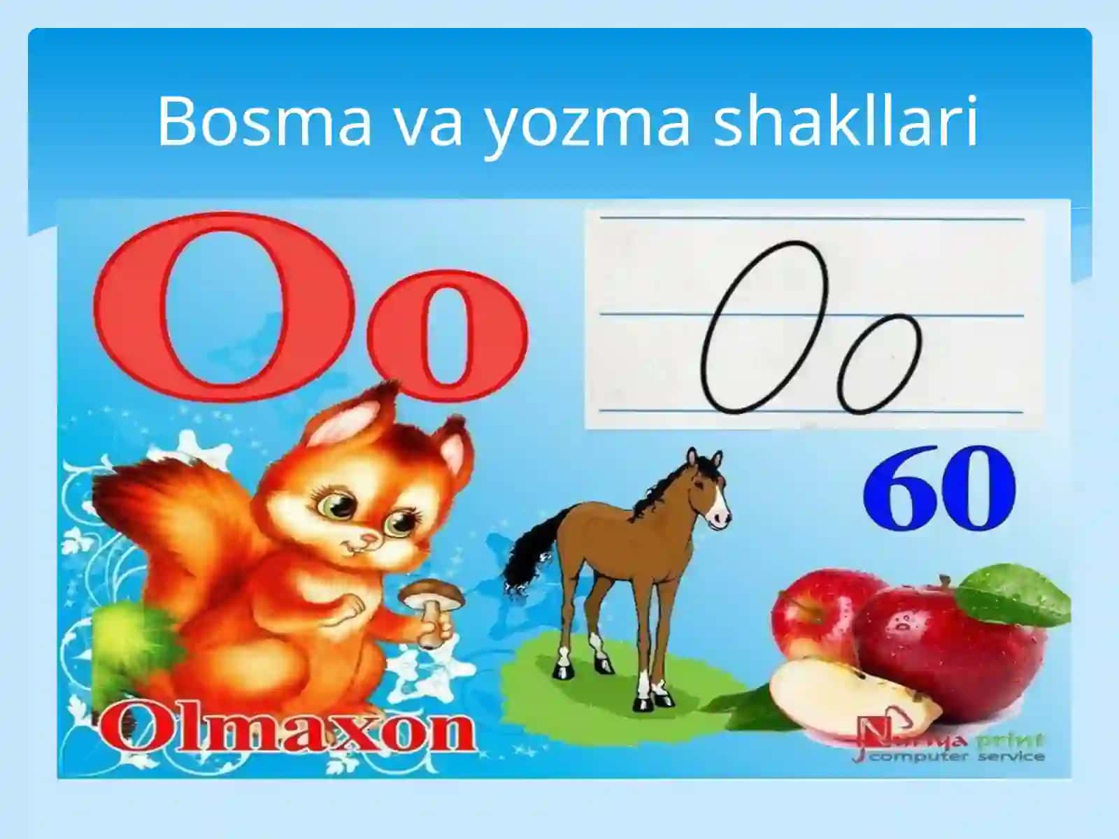 O tovush va   o harf 4
