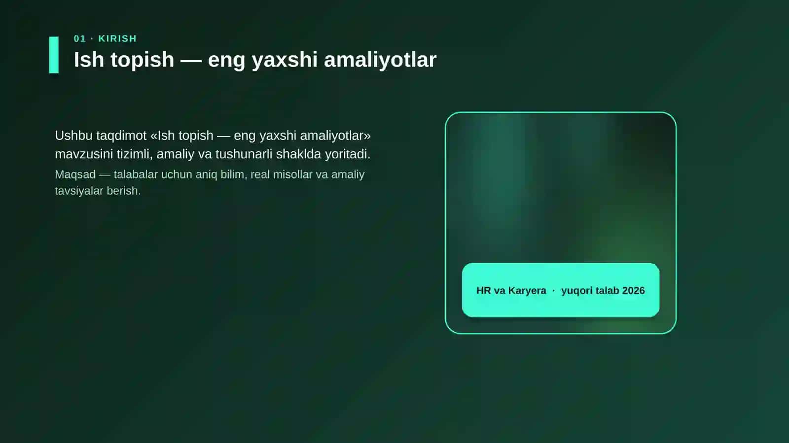 Ish topish — eng yaxshi amaliyotlar 4