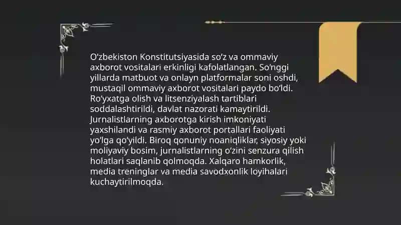Yangi O'zbekistonda fuqarolik va siyosiy huquqlar 4