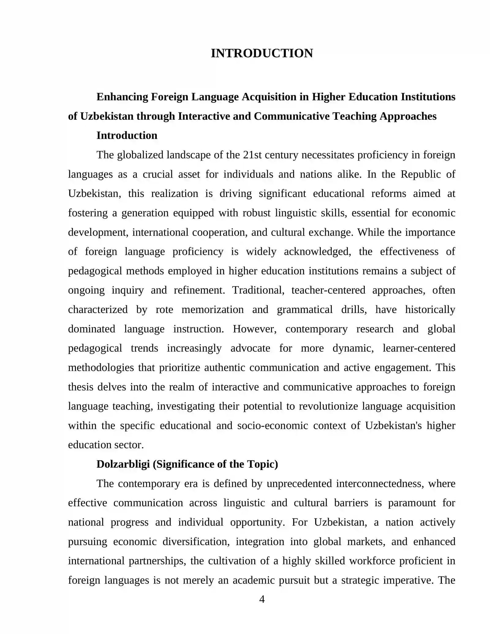 Interactive and communicative approaches to teaching foreign languages 4